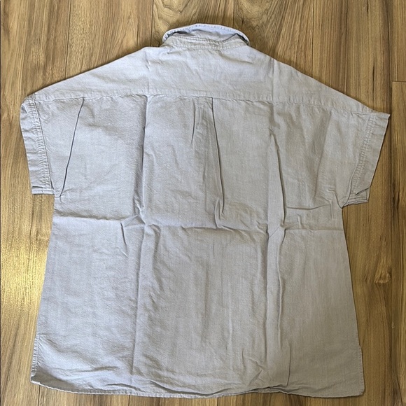 Casual Blue Button-Up Shirt - Picture 3 of 3